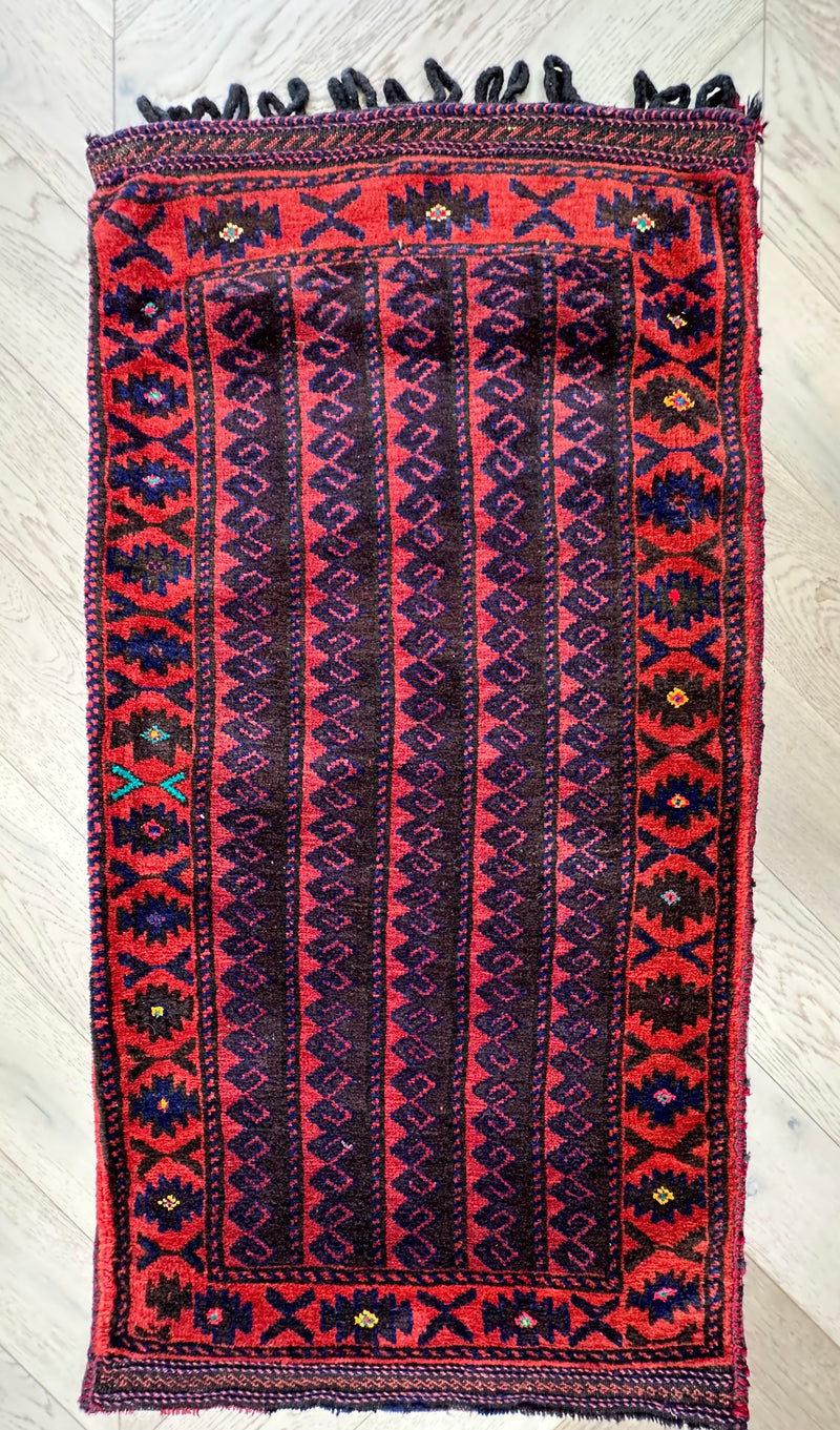 Handmade Afghan tribal Saddle bag/Cushion.Size 110x57 cm