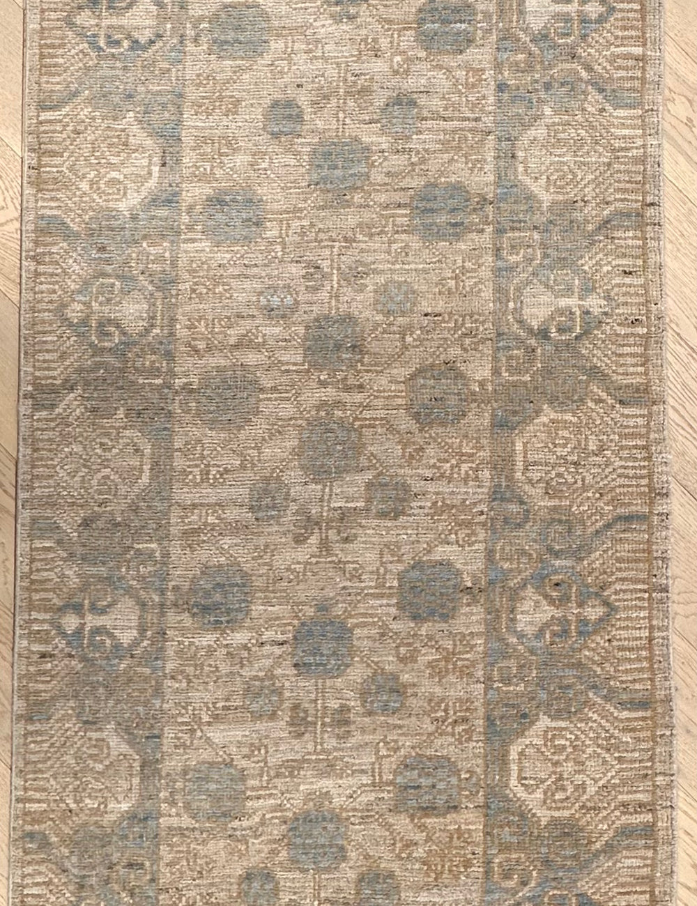 Turkish hand made runner 239x75 cm