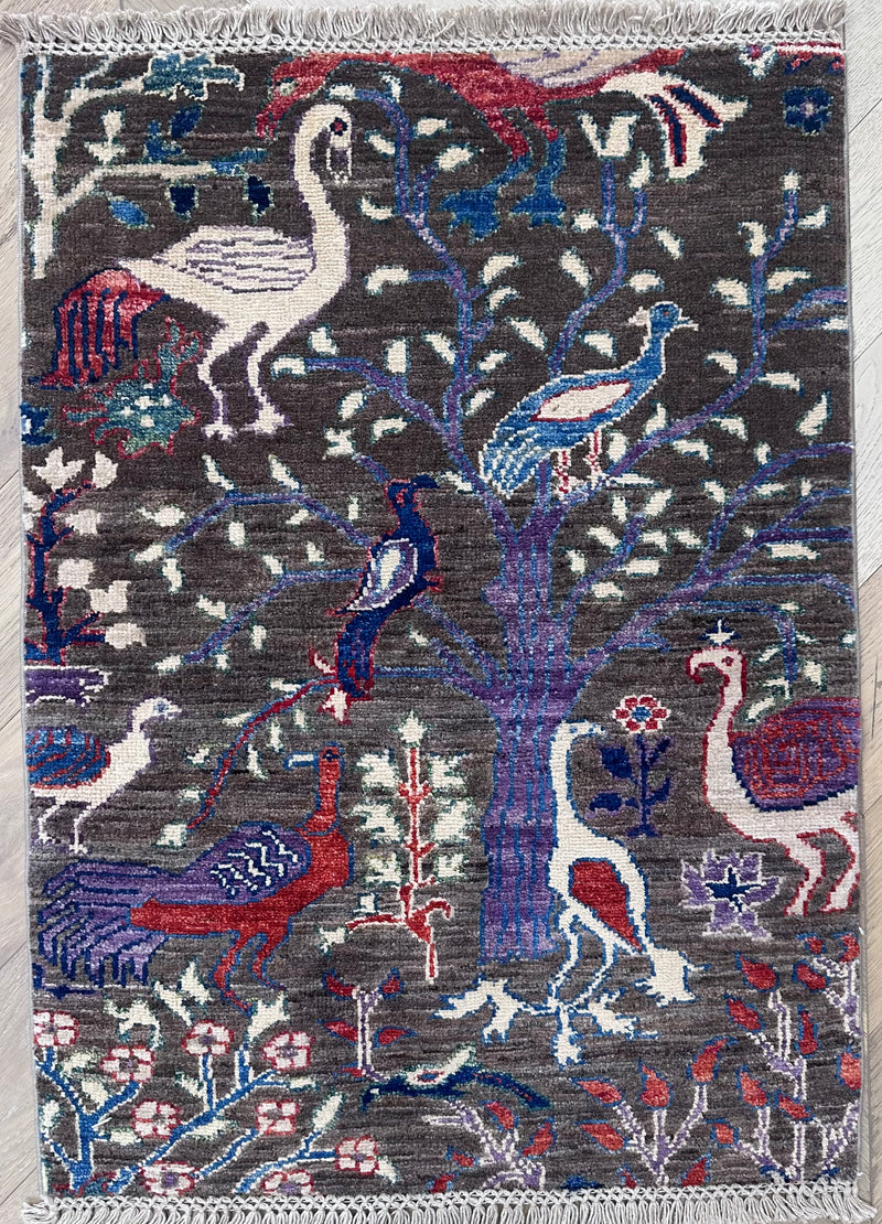 Handmade Afghan door mat rug