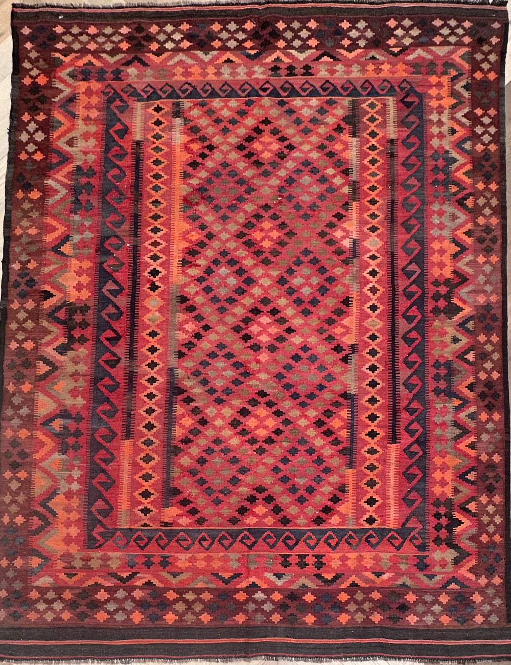 Vintage Chobi Kilim 264x202 cm