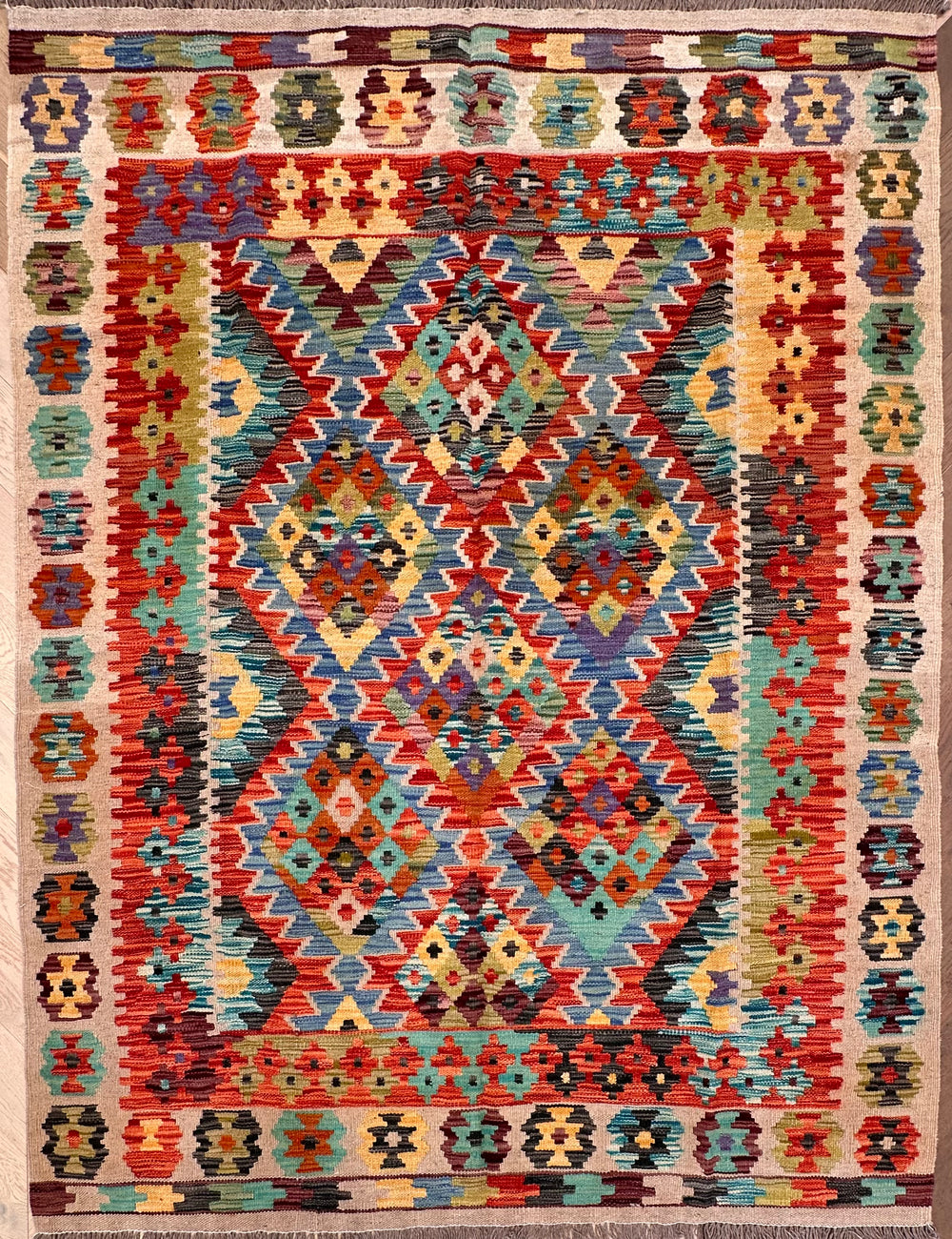 Chobi Kilim 195x150 cm