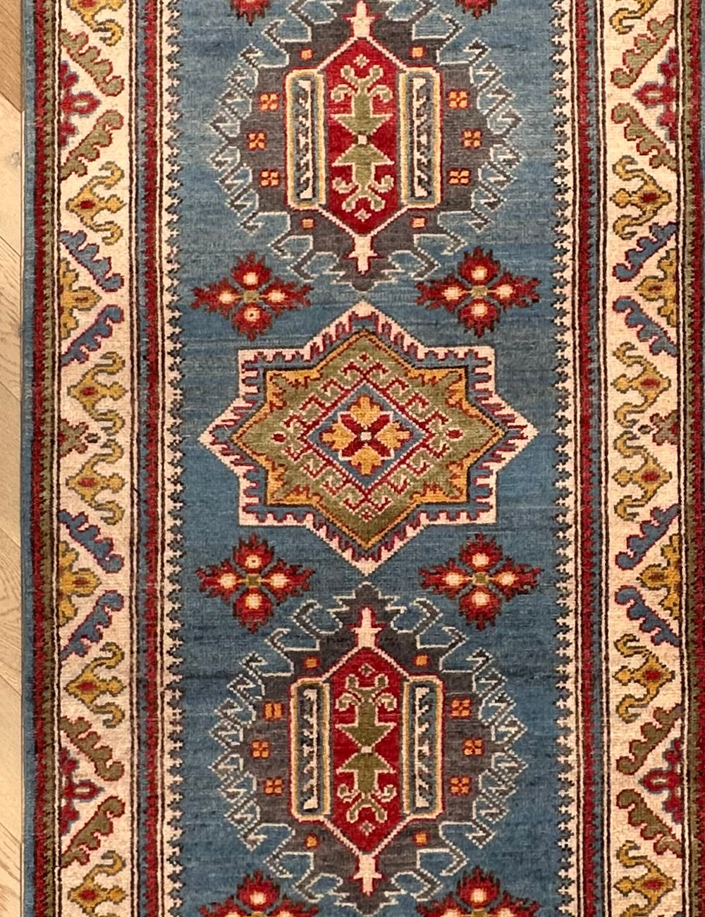 Kazak handmade runner 3000x82 cm