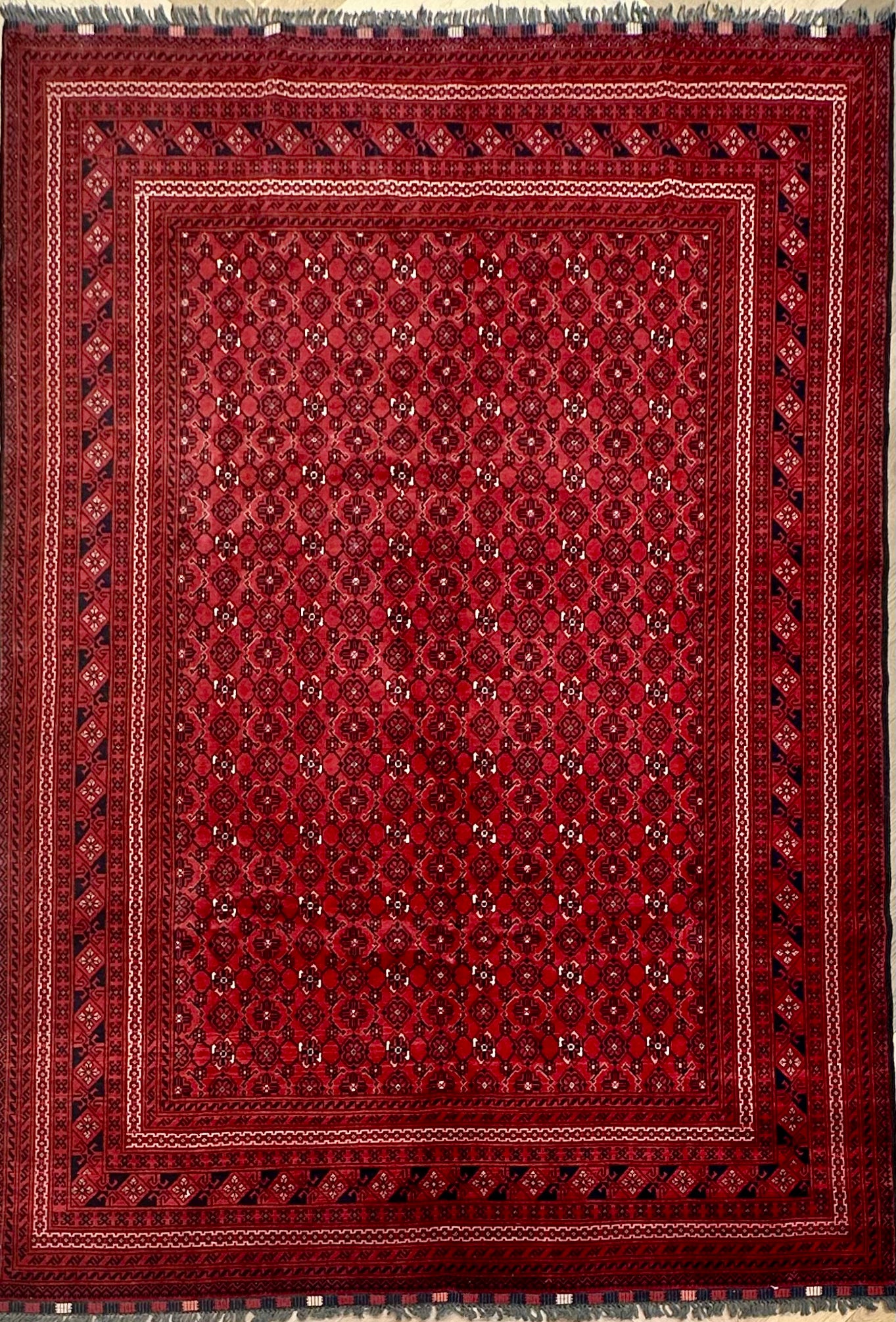 Khal Mohammadi 284x198 cm- Traditional red rug