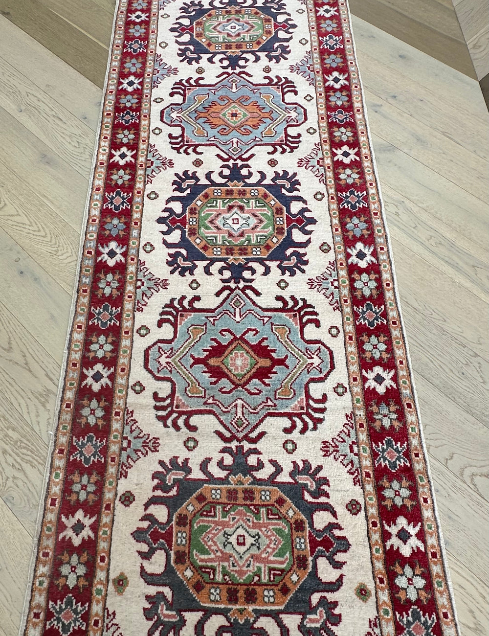Kazak handmade runner 291x76 cm