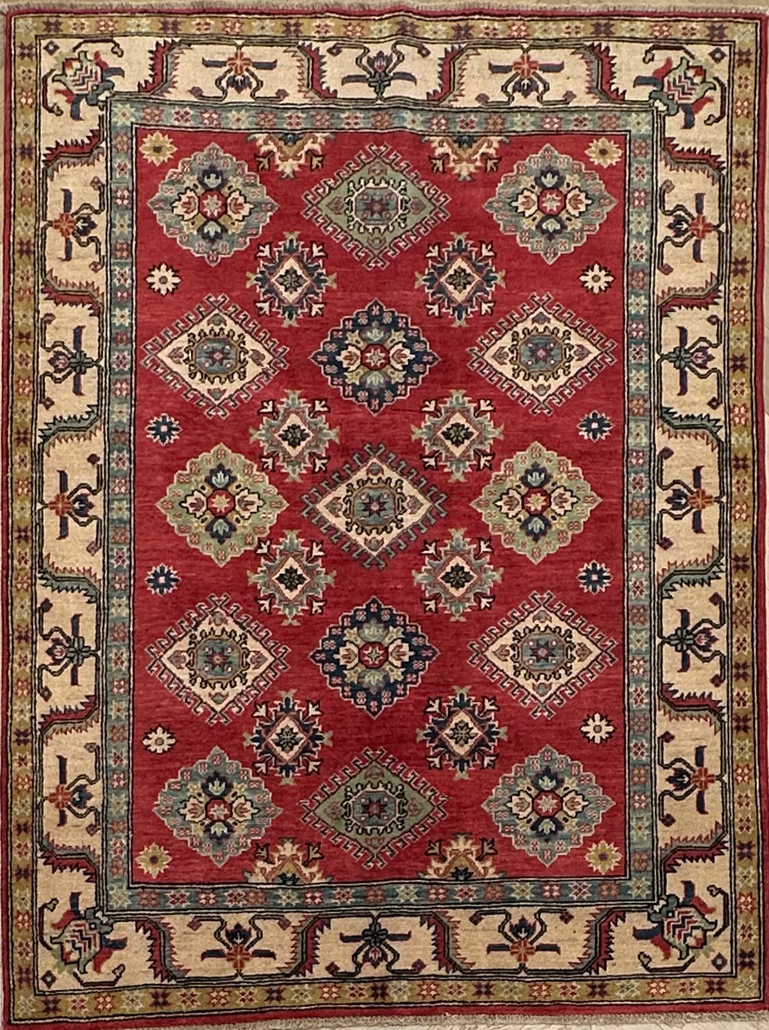 Kazak handmade rug 197x145 cm