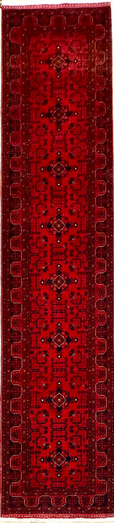 Khal Mohammadi 400x85 cm - Traditional red rug runner