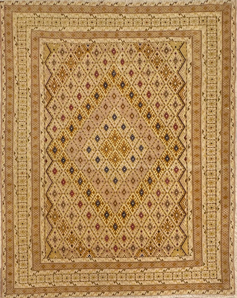 HANDMADE AFGHAN MUSHWANI KILIM | 190x135 CM|