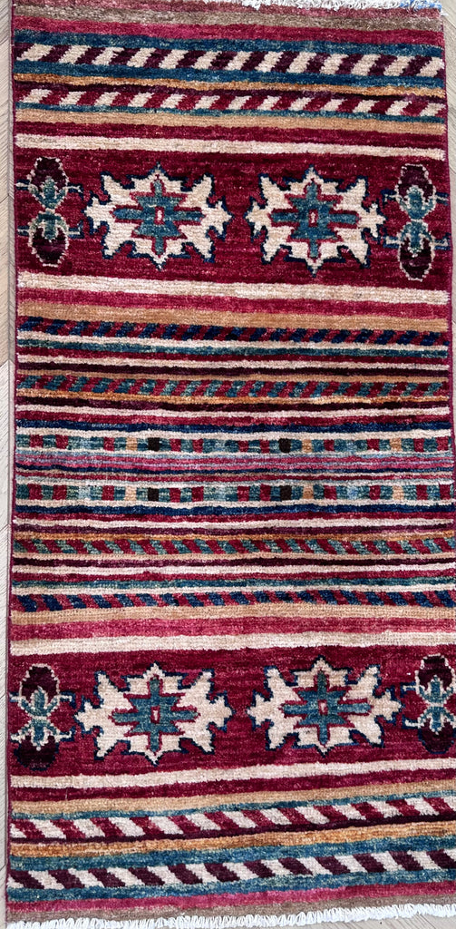 Handmade Afghan door mat rug