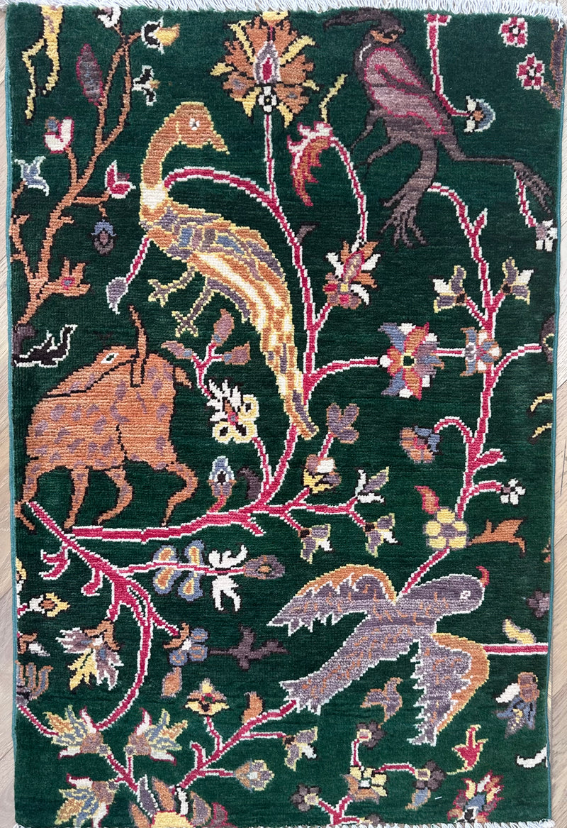Handmade Afghan door mat rug - SamaRugs