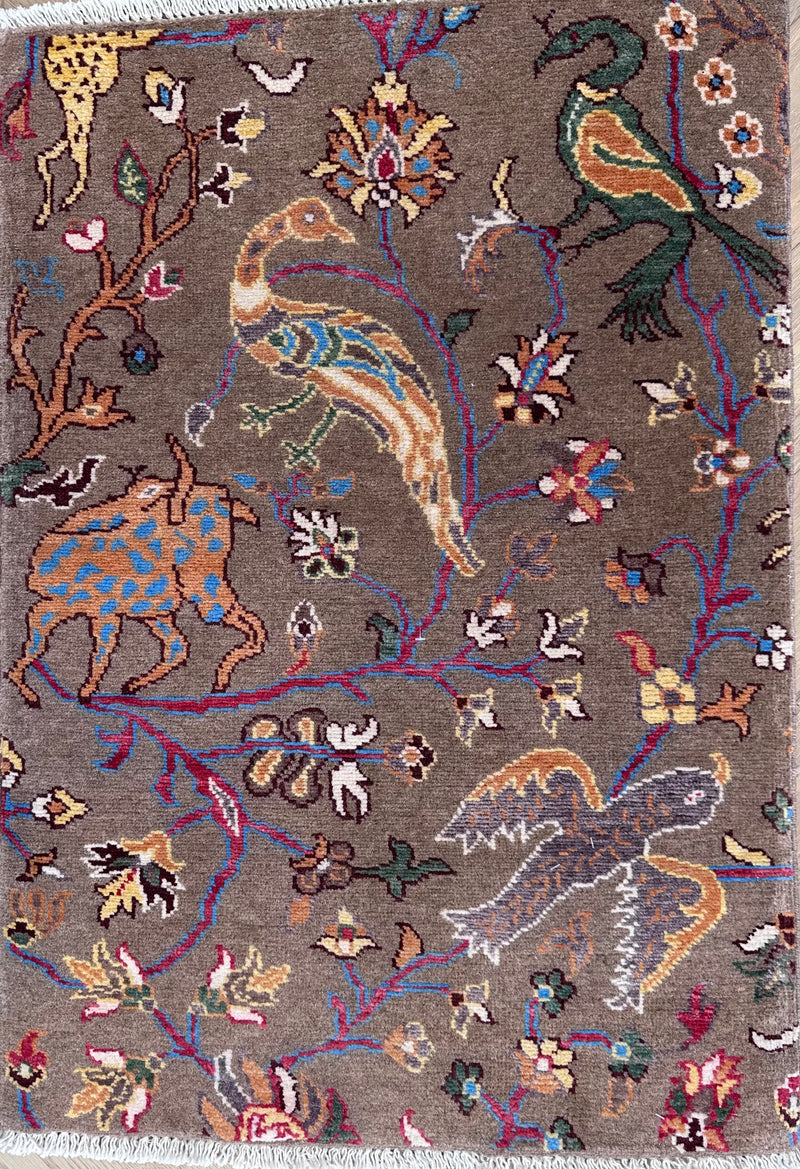 Handmade Afghan door mat rug - SamaRugs