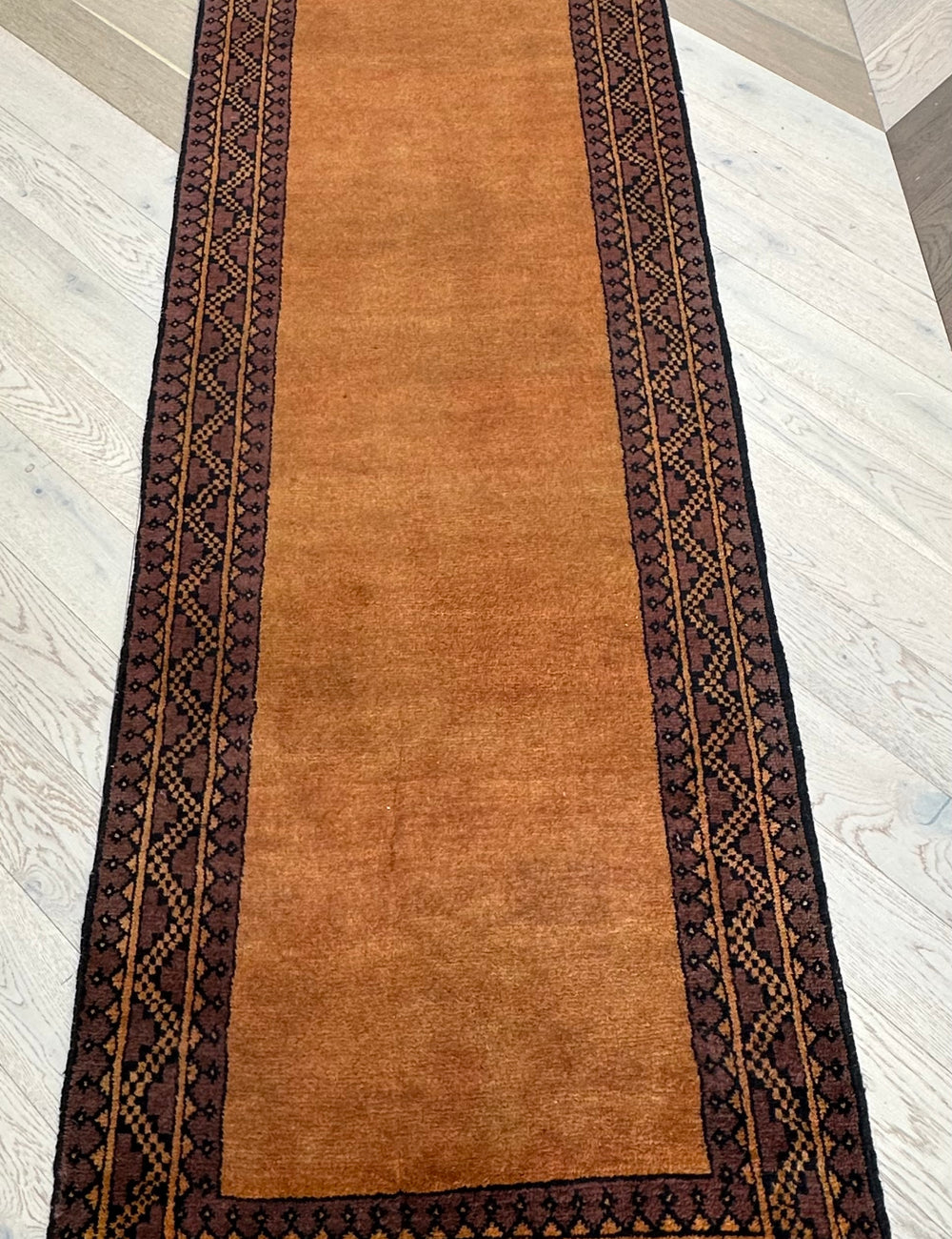 Handmade Gaba rug-runner 289x79 cm