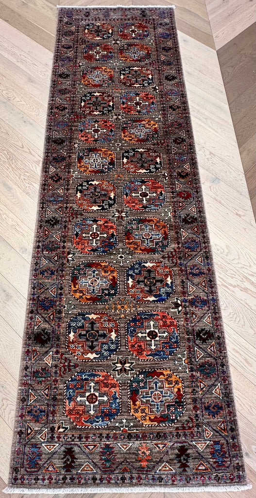 Handmade Chobi rug-runner 300x85 cm