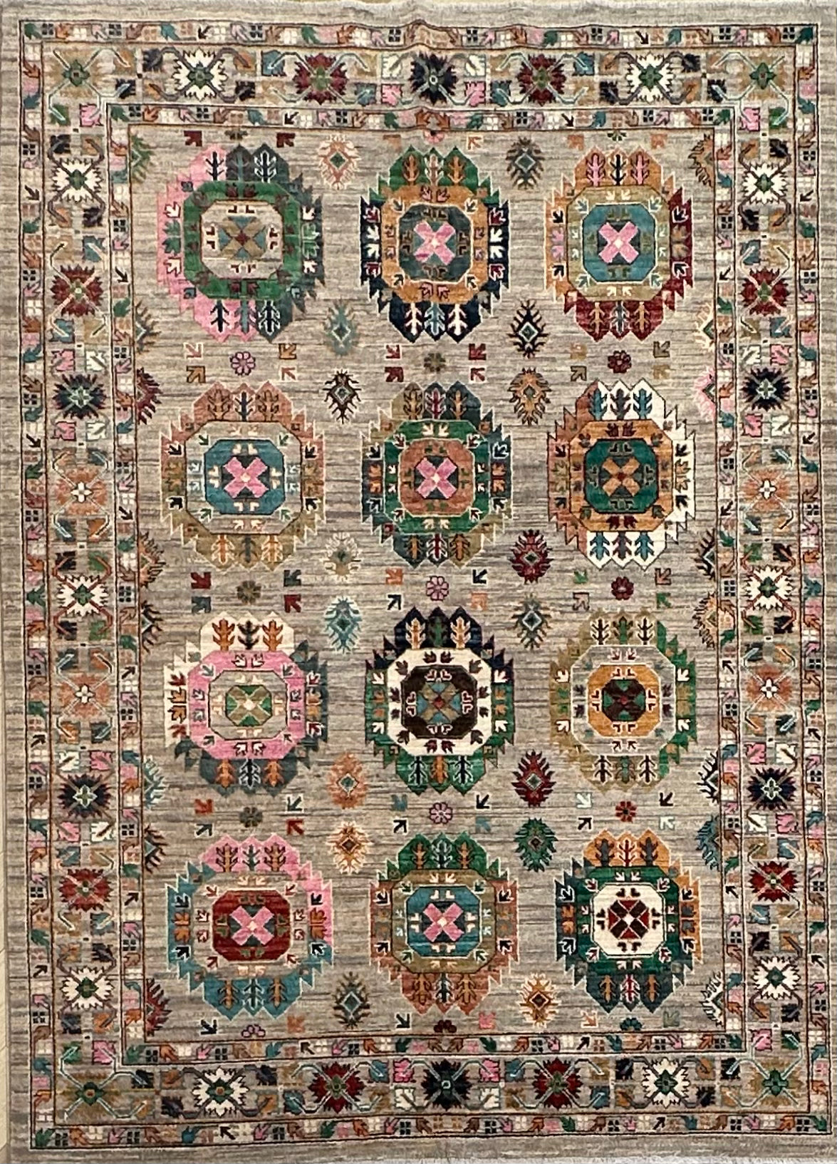 Afghan handmade rug,Chobi. Size:233x167 cm