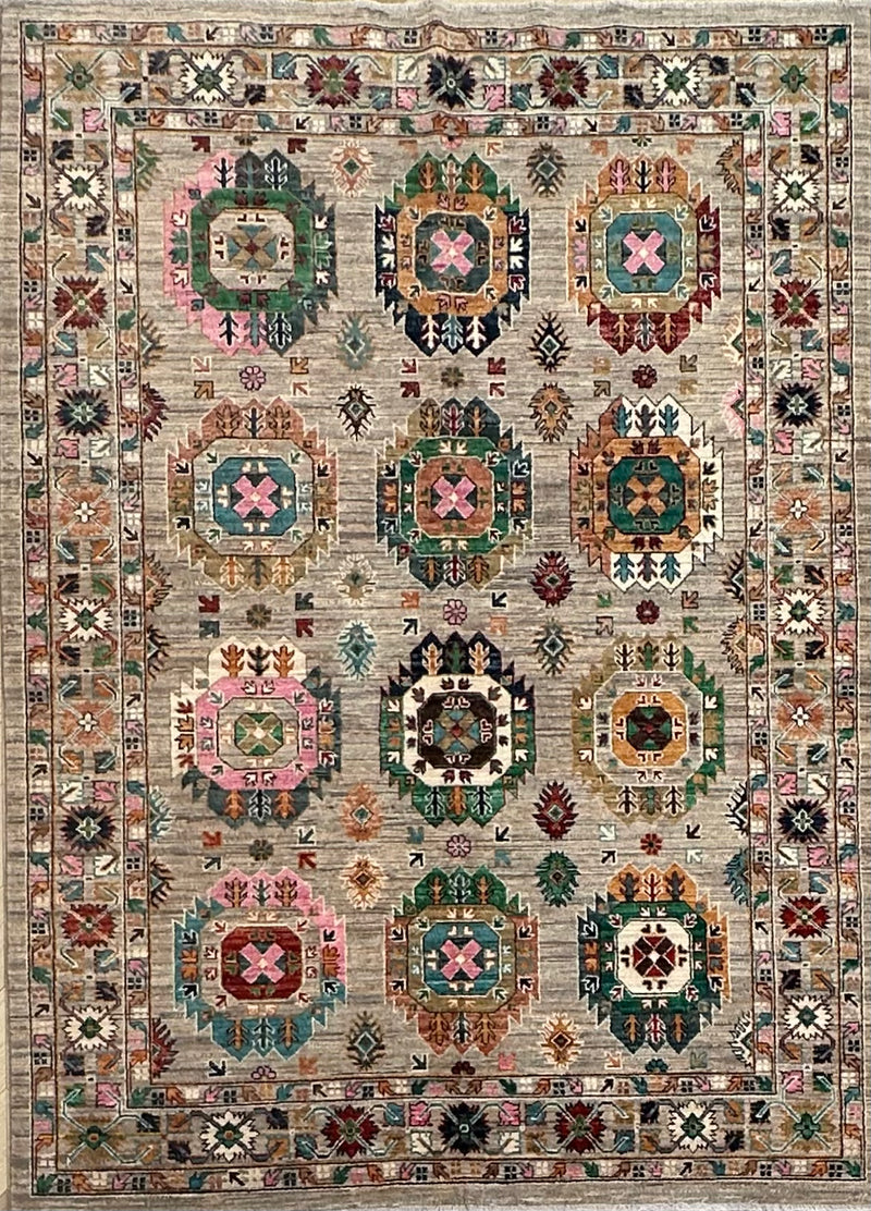 Afghan handmade rug,Chobi. Size:233x167 cm