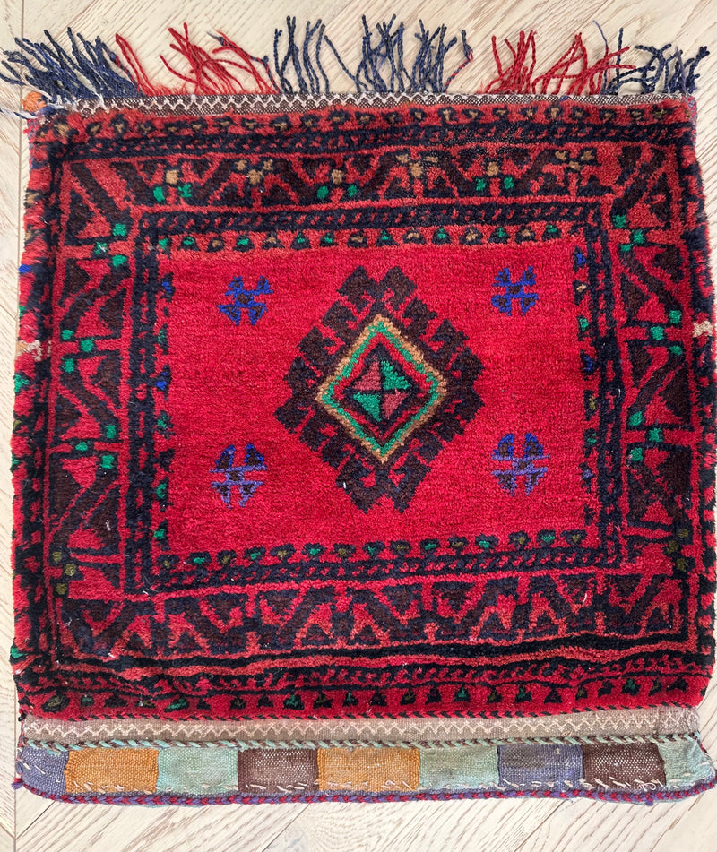 Handmade Afghan tribal Saddle bag/Cushion.Size 48x48 cm