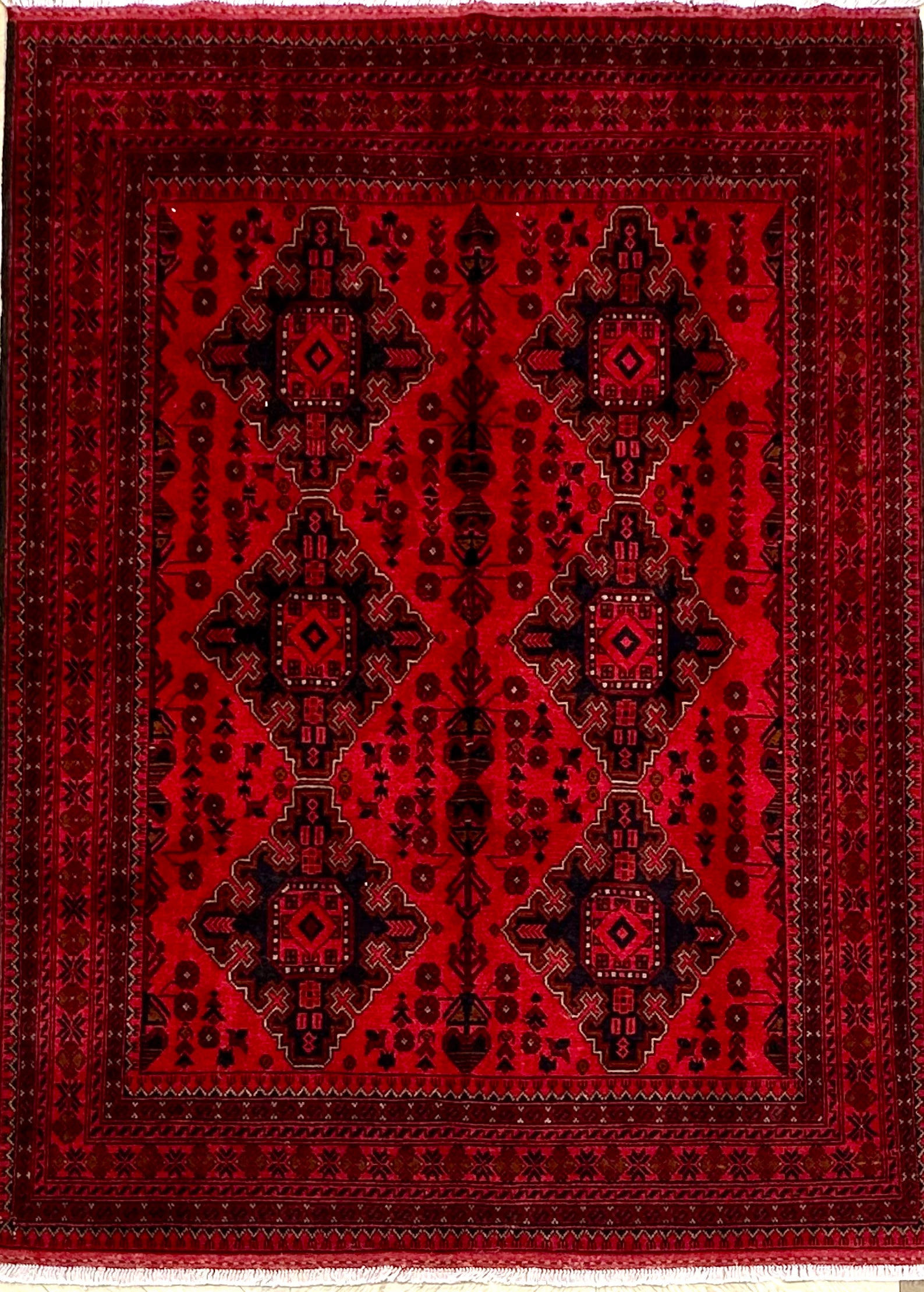 Khal Mohammadi 230x169 cm- Traditional red rug