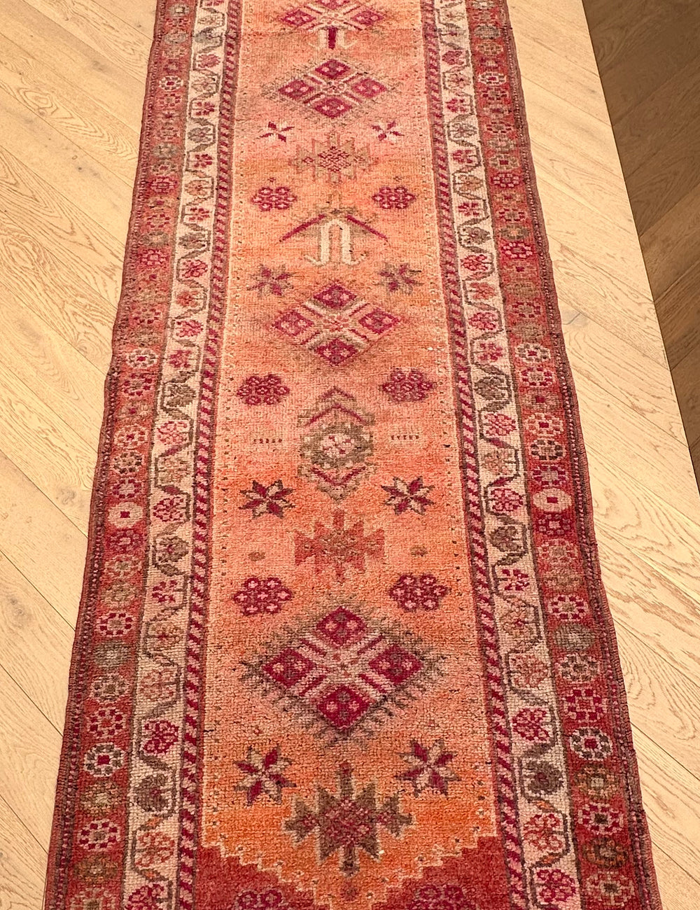 Turkish hand made runner 323x91 cm