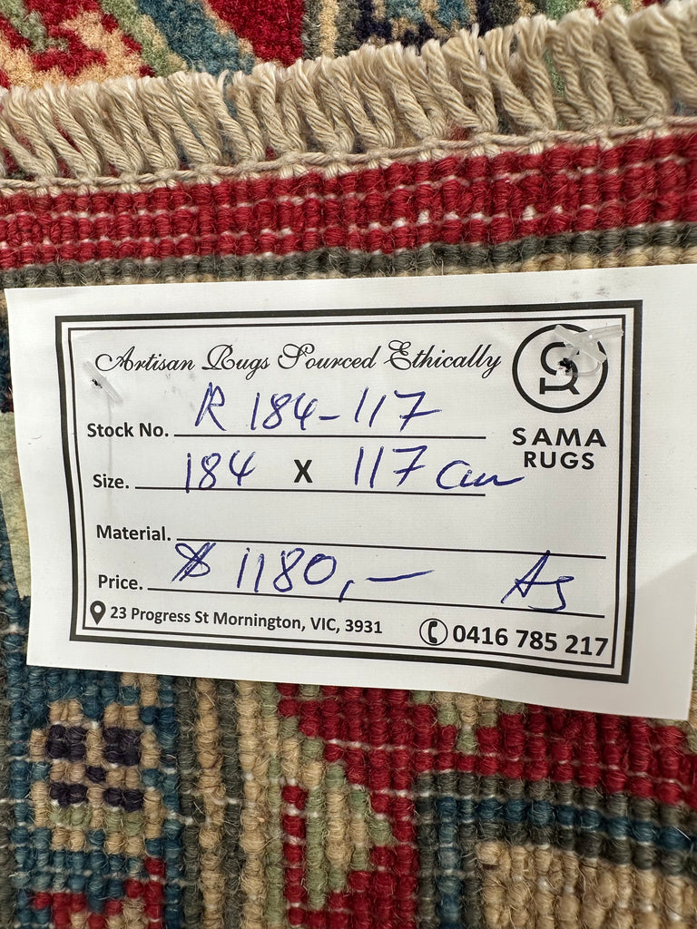 Kazak handmade rug 184x117 cm