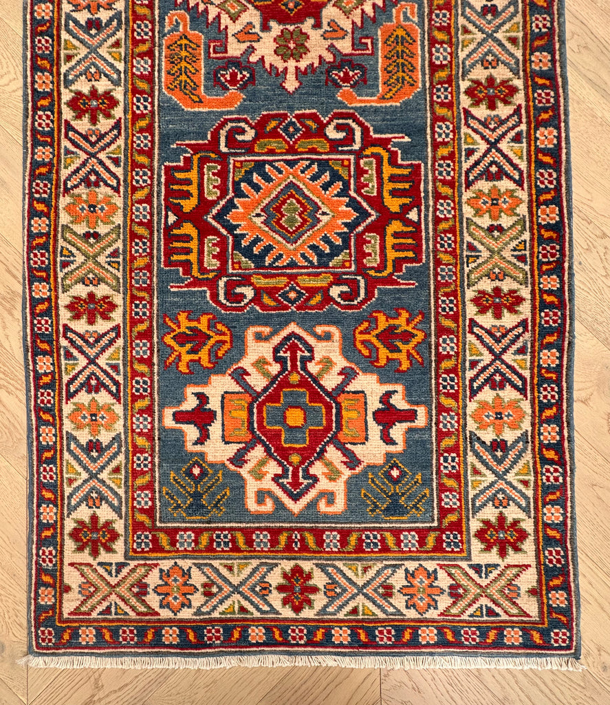 Kazak handmade runner 293x84 cm