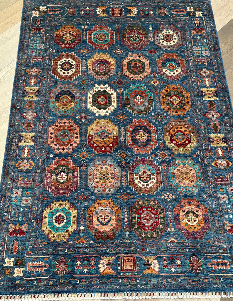 Afghan handmade rug Chobi.Size:305x201 cm