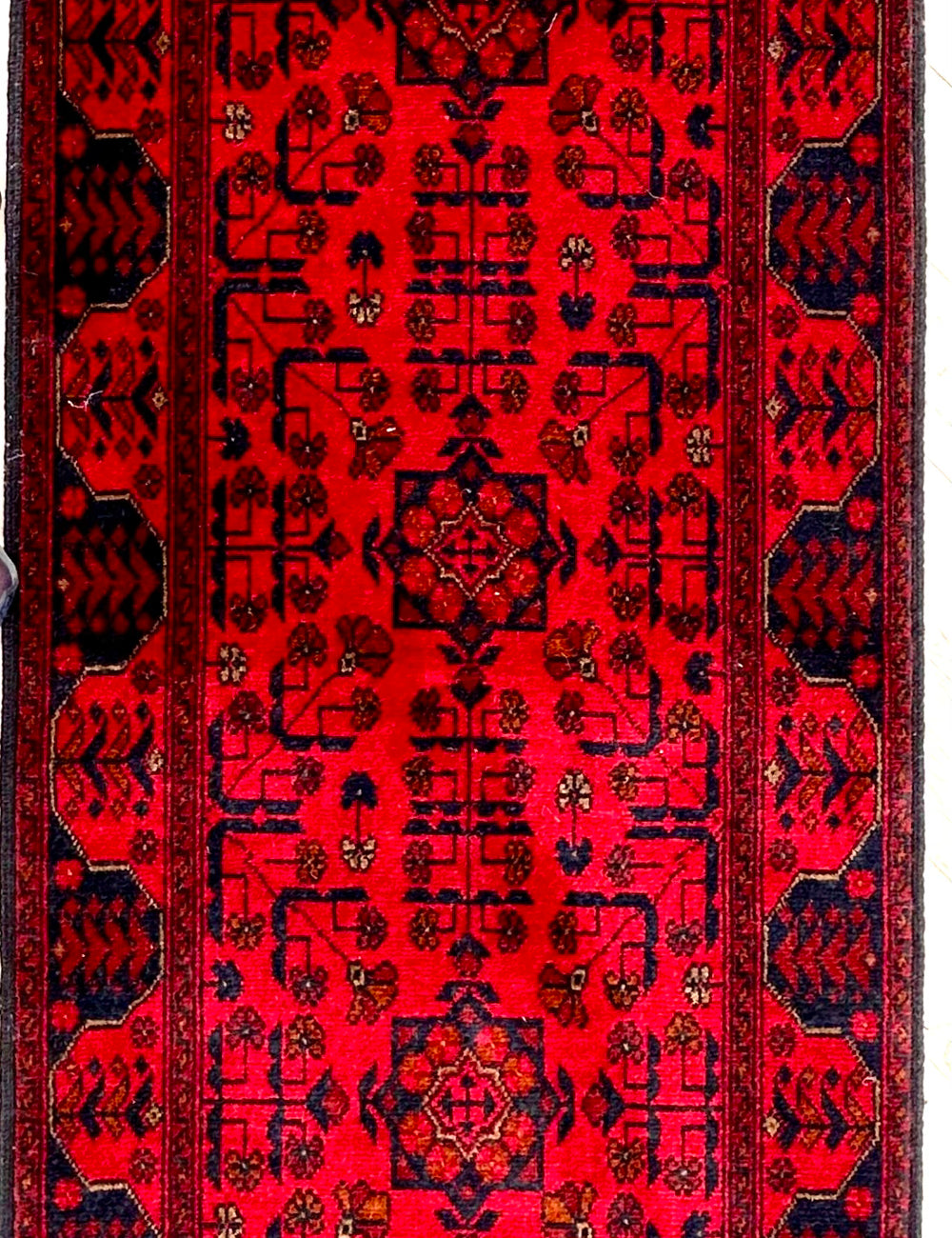 Khal Mohammadi 288x80 cm - Traditional red rug runner