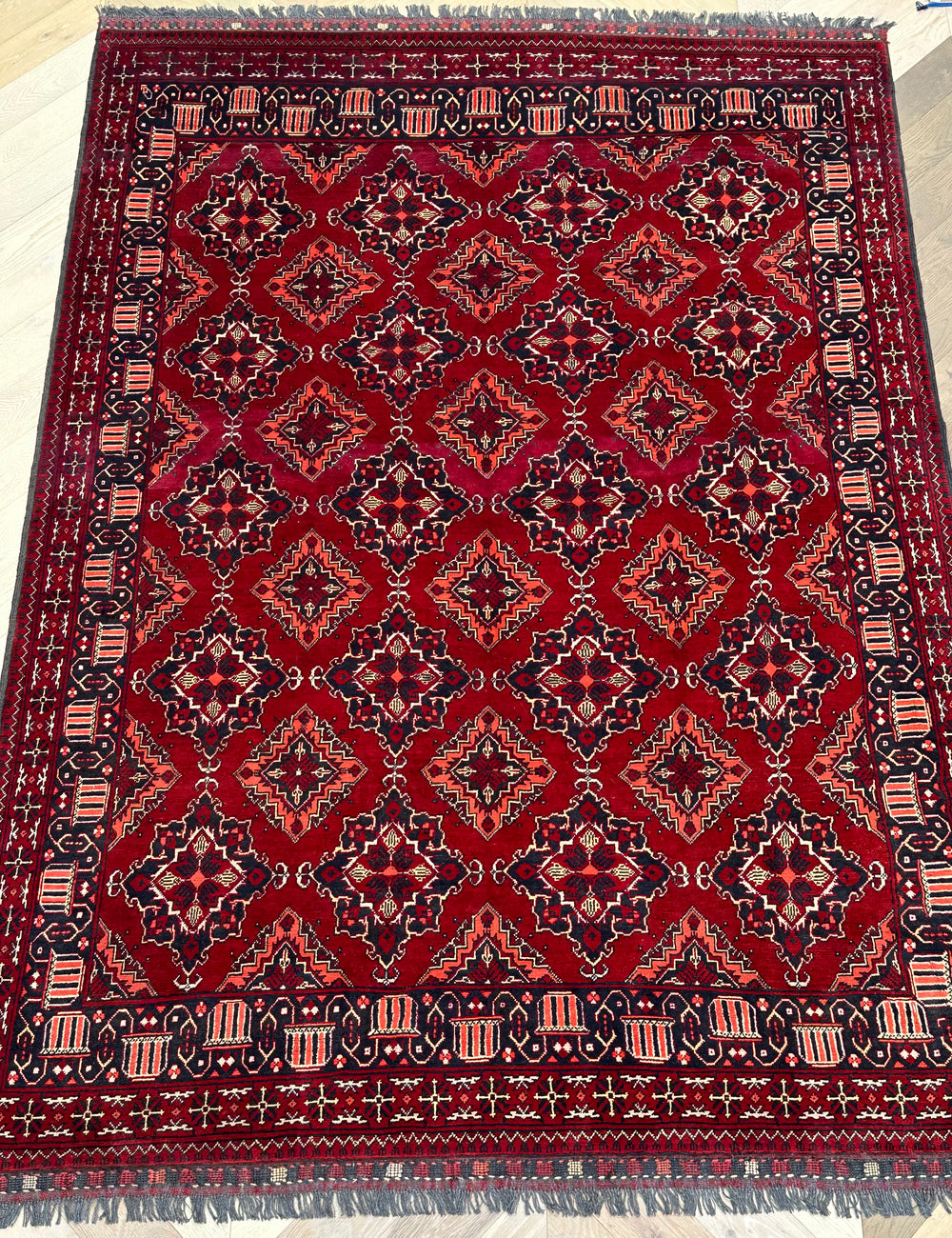 Handmade Afghan Maimana Kilim Rug | 280x200 cm