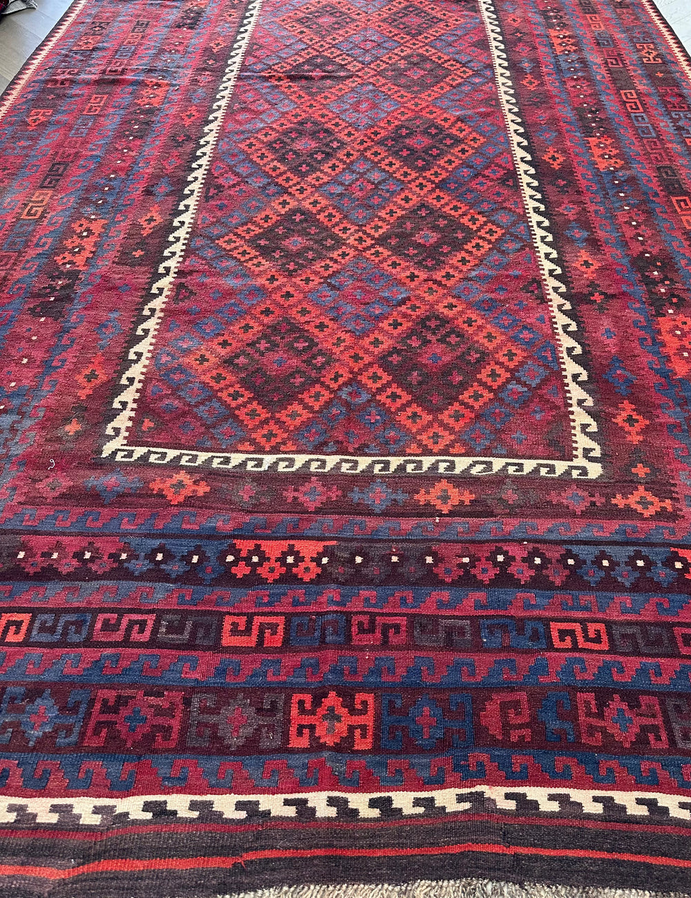 Handmade vintage Kilim 496x247cm