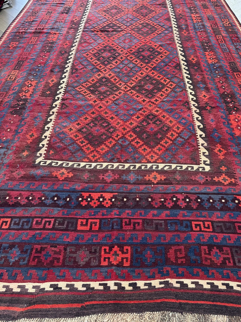 Handmade vintage Kilim 496x247cm