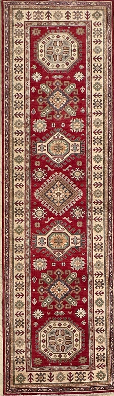 Kazak handmade runner 293x 82 cm