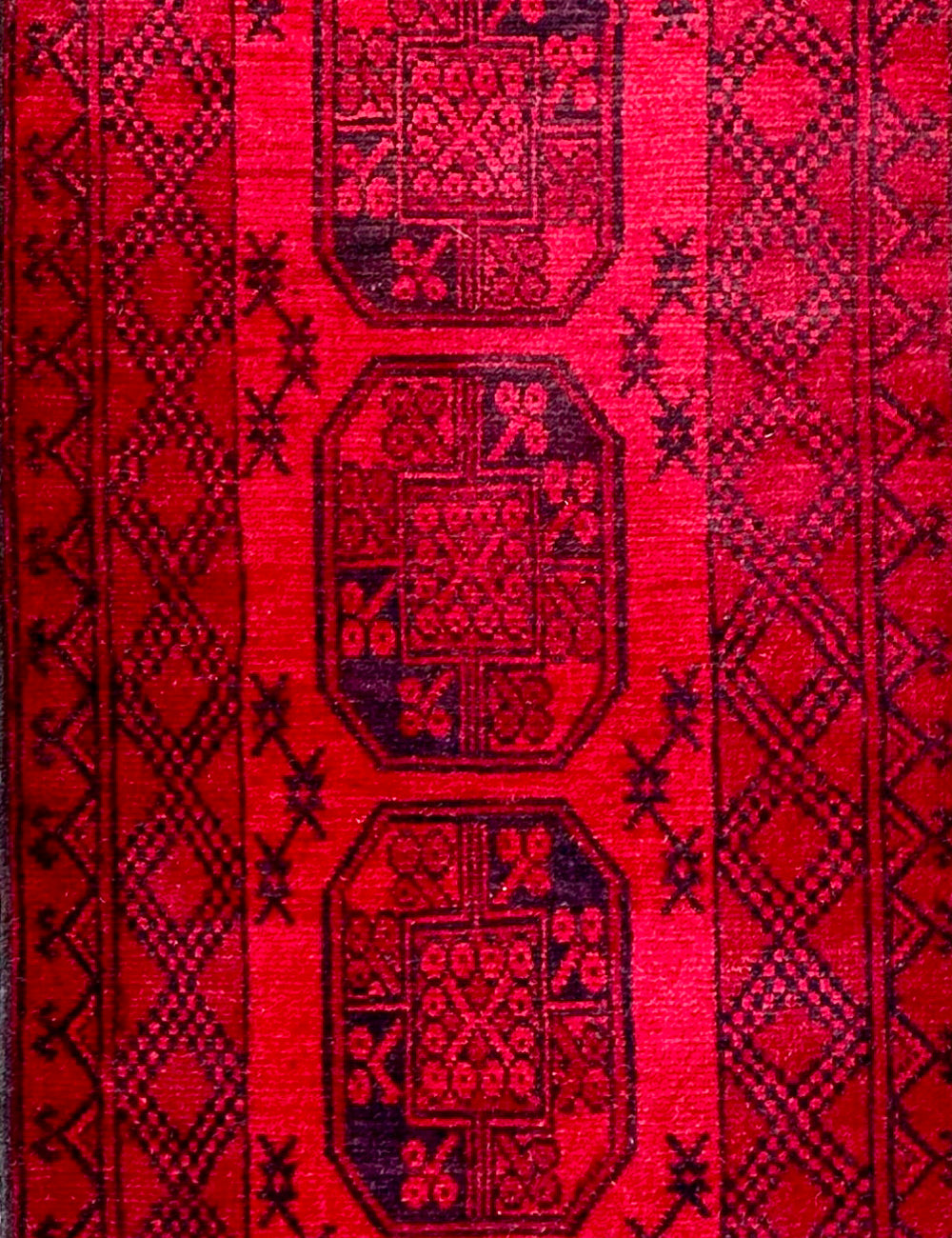 Khal Mohammadi 284x76 cm - Traditional red rug runner