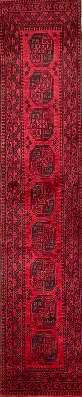Afghan elephant foot runner 381x80 cm