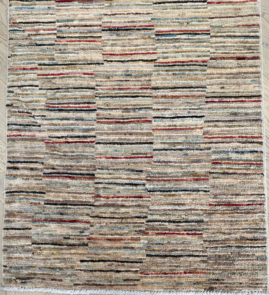 Handmade Gaba rug-runner 251x73 cm