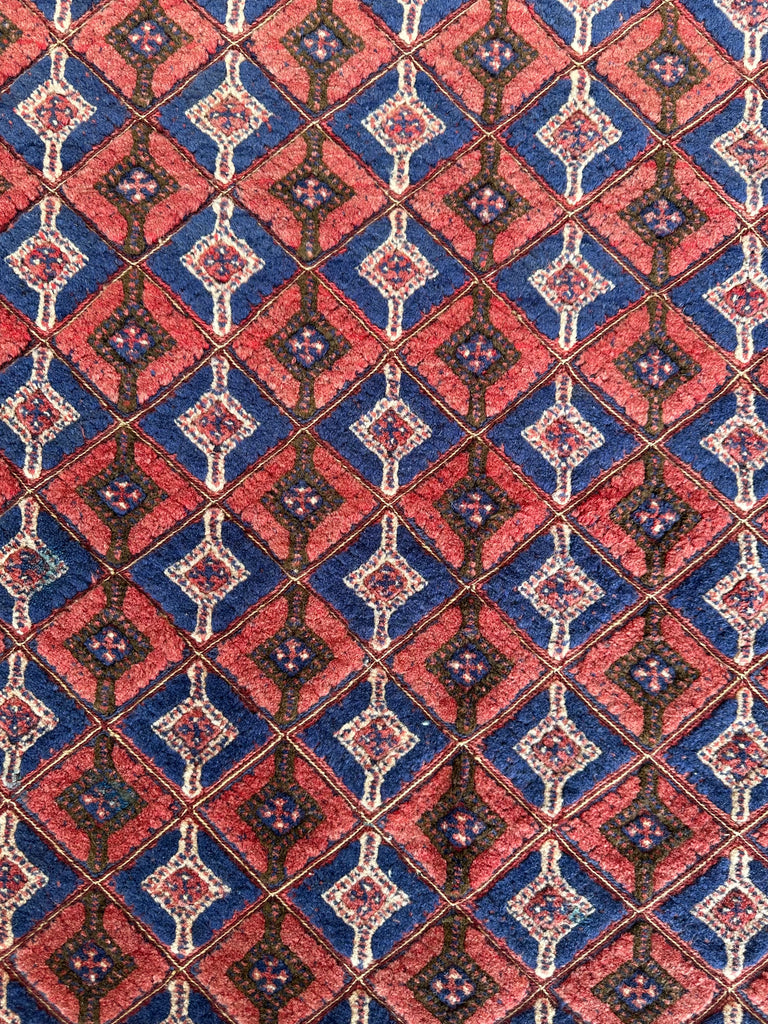 HANDMADE AFGHAN MUSHWANI KILIM | 196x148 CM|
