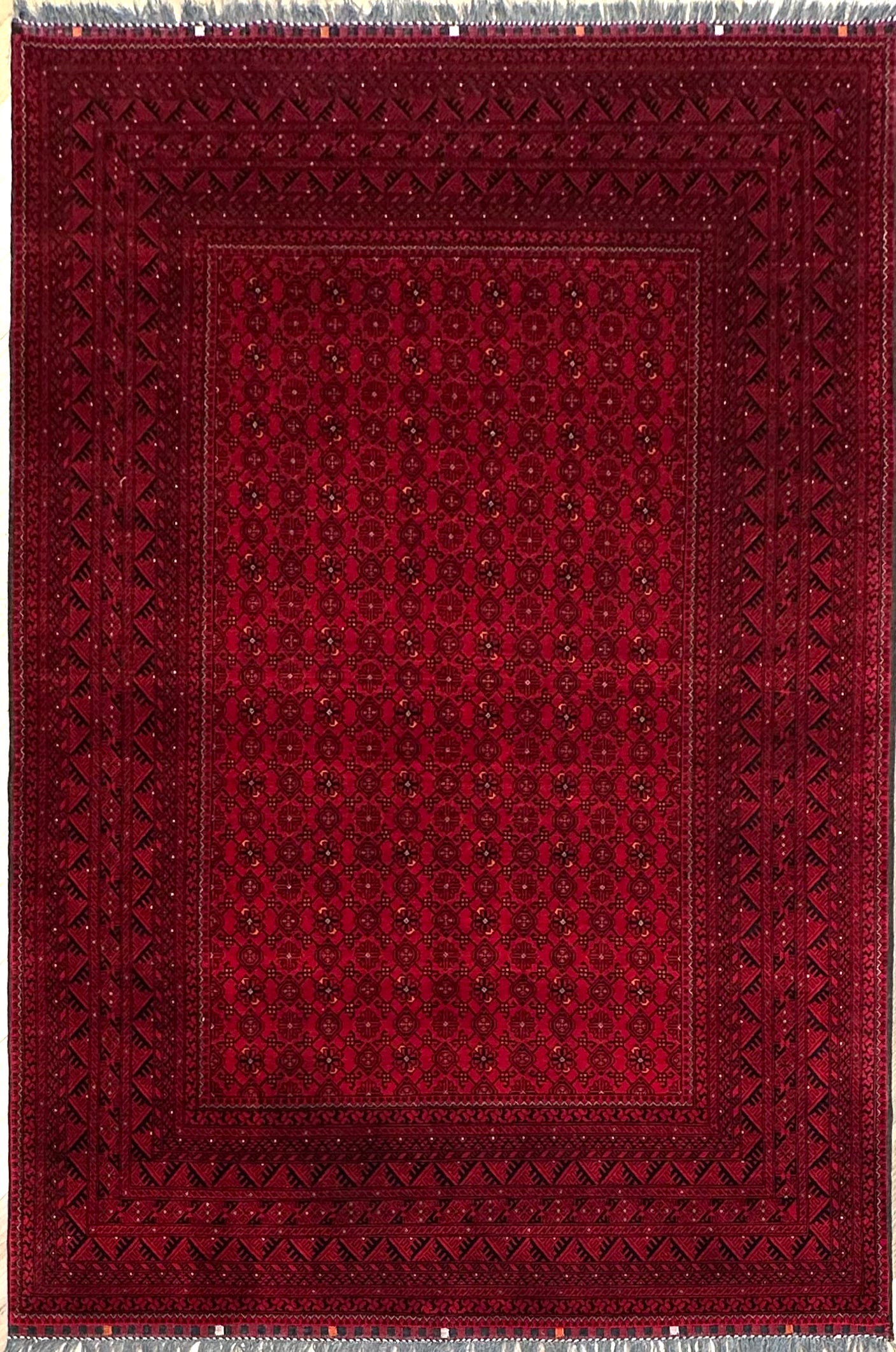 Khal Mohammadi 290x197 cm- Traditional red rug