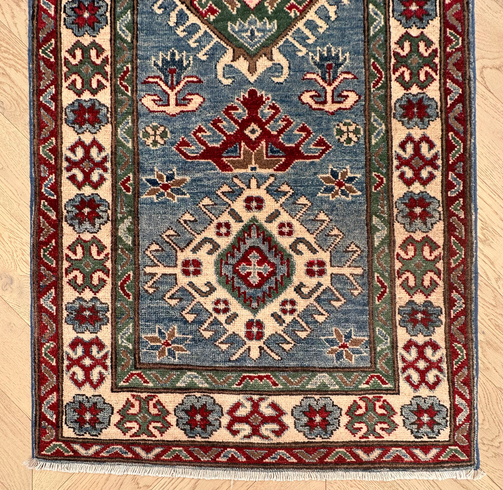 Kazak handmade runner 293x84 cm