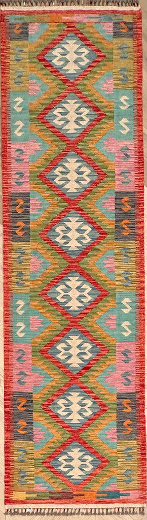 Runner Chobi Kilim 304x84 cm