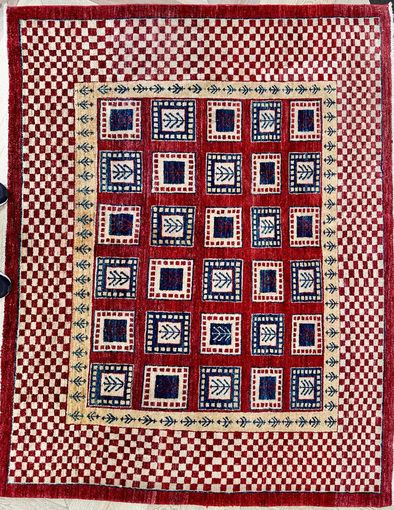 Handmade Gabeh Rug |176x135 cm