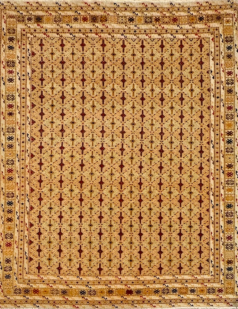HANDMADE AFGHAN MUSHWANI KILIM | 190x160 CM|
