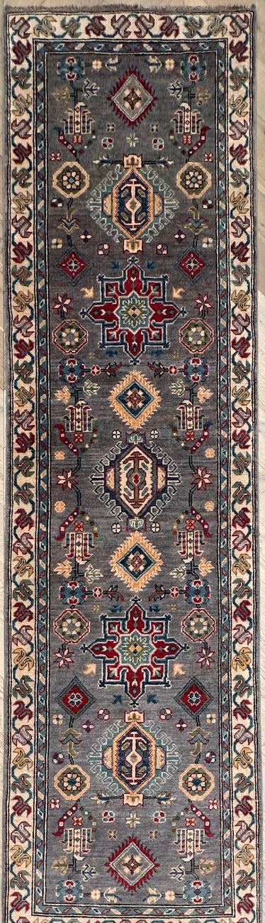 Kazak handmade runner 287x78 cm