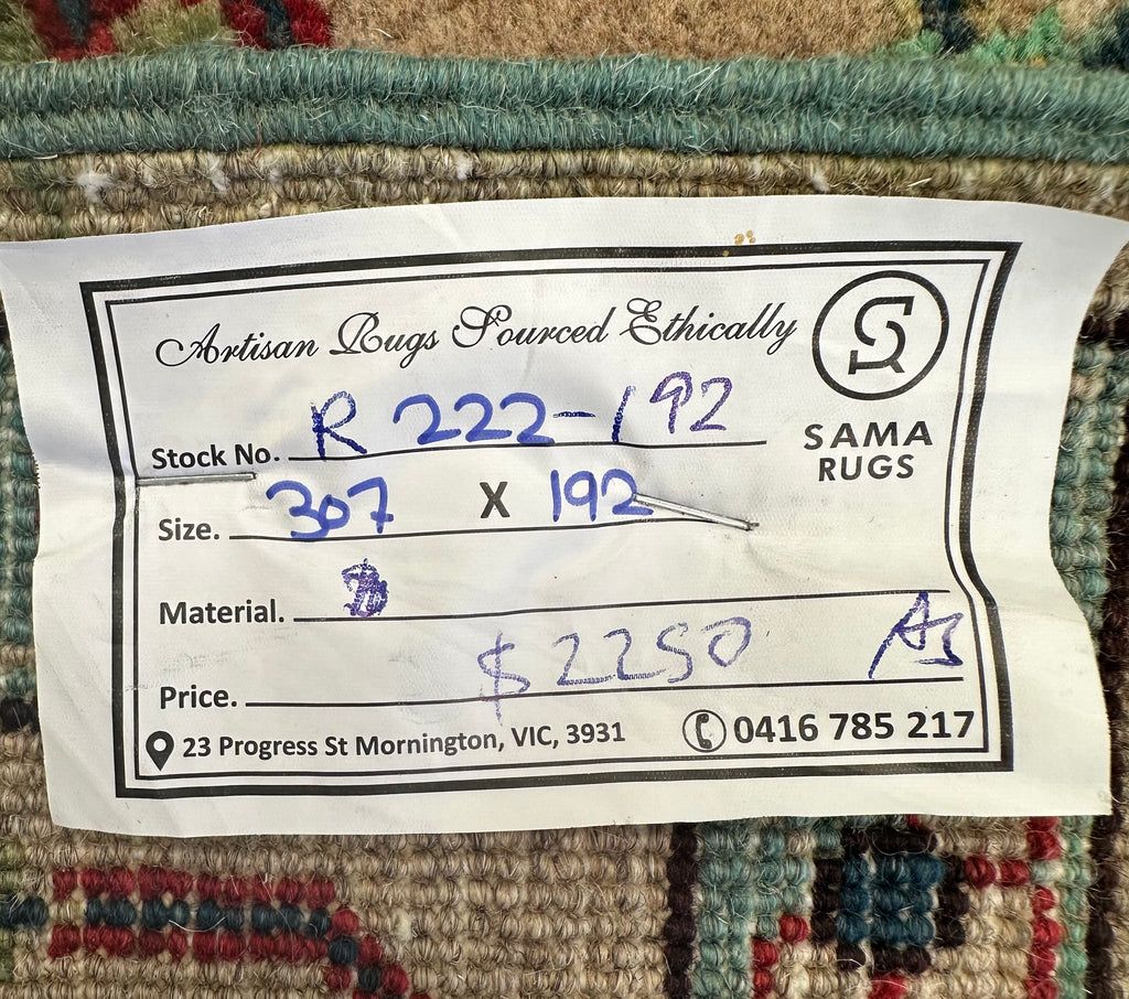 Kazak handmade rug 307x192 cm