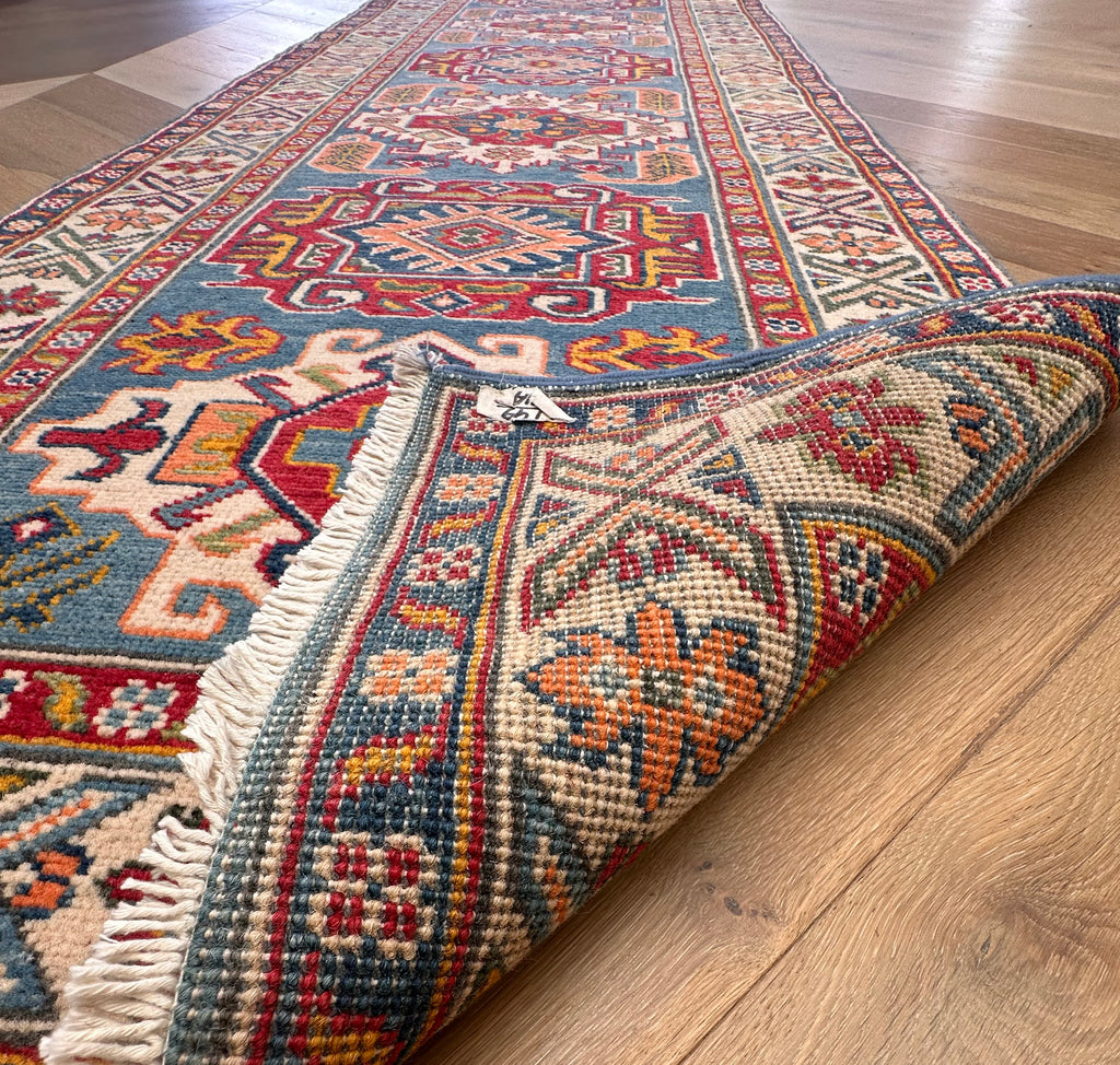 Kazak handmade runner 293x84 cm