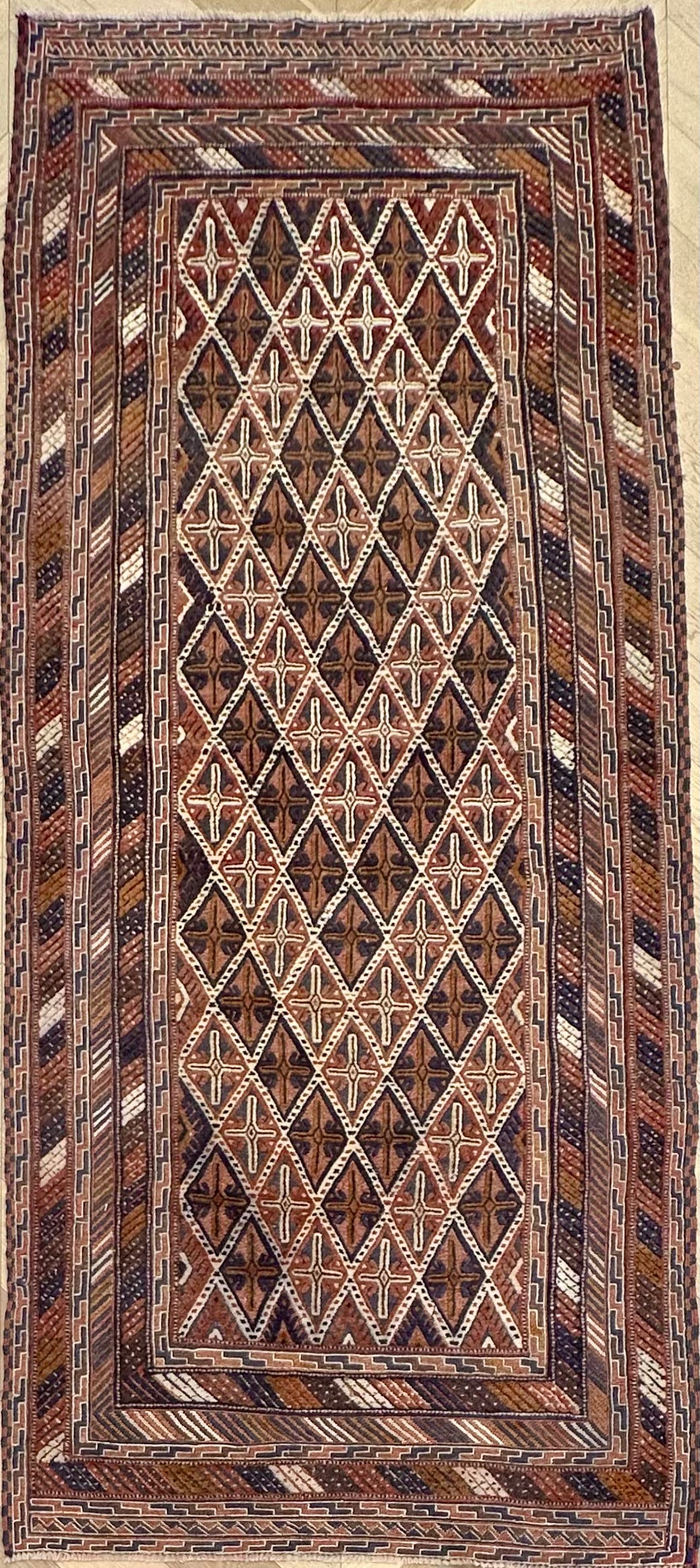 Handmade Gabeh Rug |256x111cm