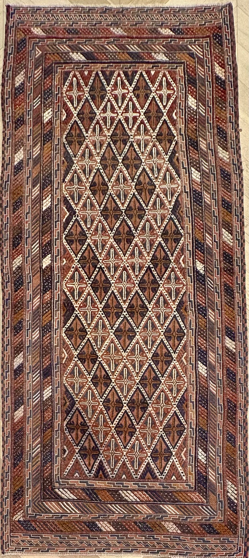 Handmade Gabeh Rug |256x111cm
