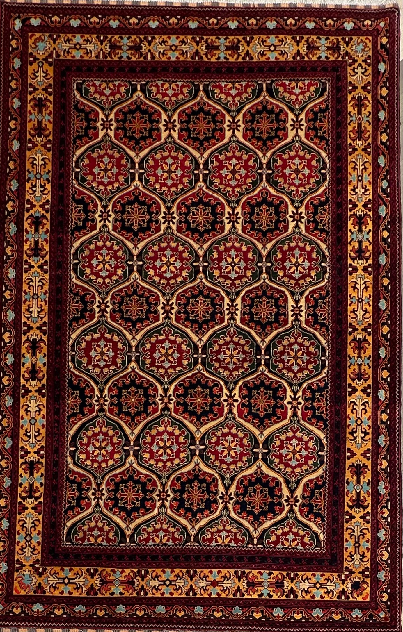 Afghan handmade rug,Chobi. Size:316x205 cm
