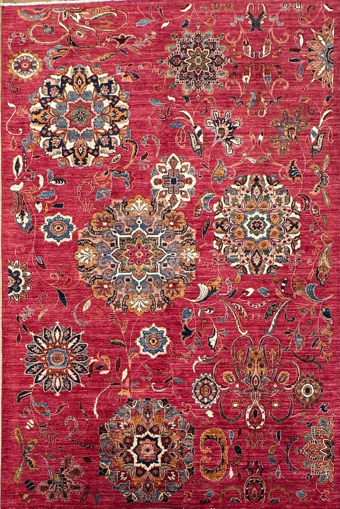 Afghan handmade rug,Chobi. Size:300x200 cm