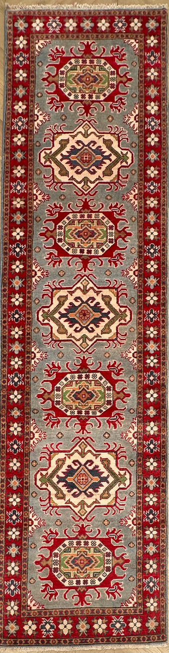 Kazak handmade runner 303x80 cm