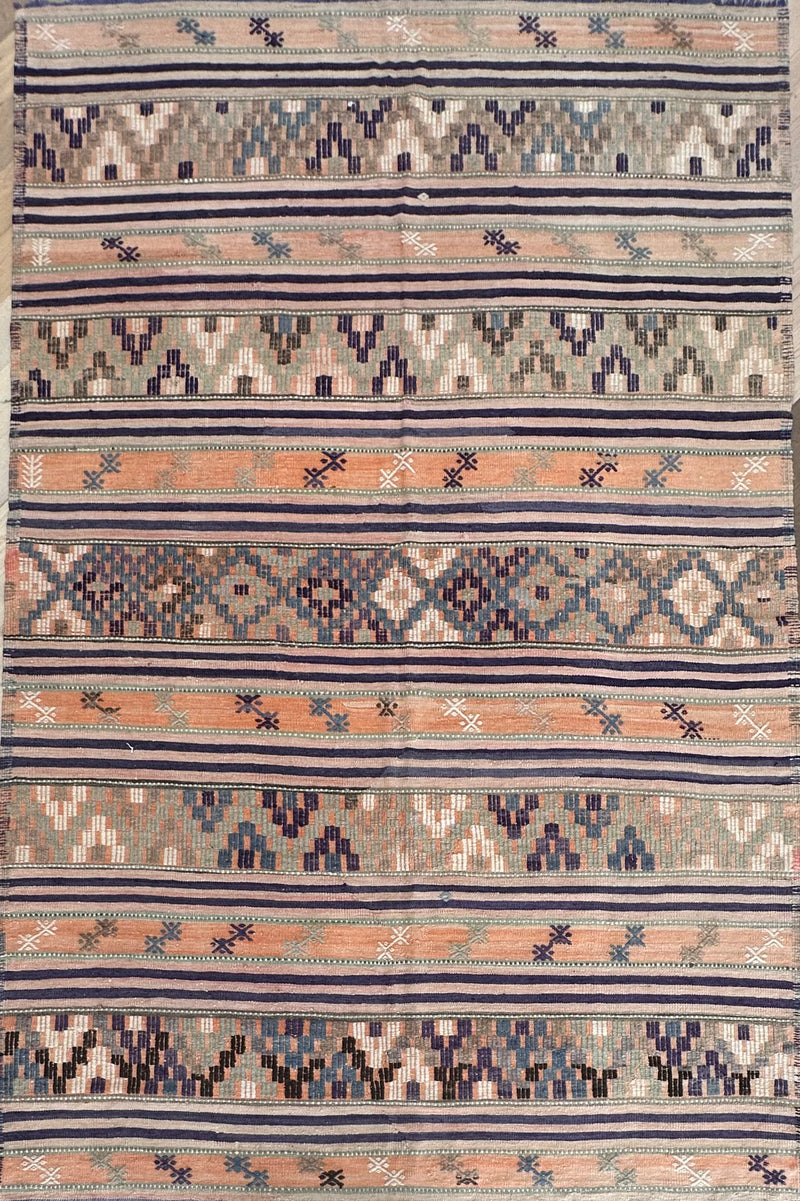 Hand woven Turkish vintage rug 294x191 cm - SamaRugs
