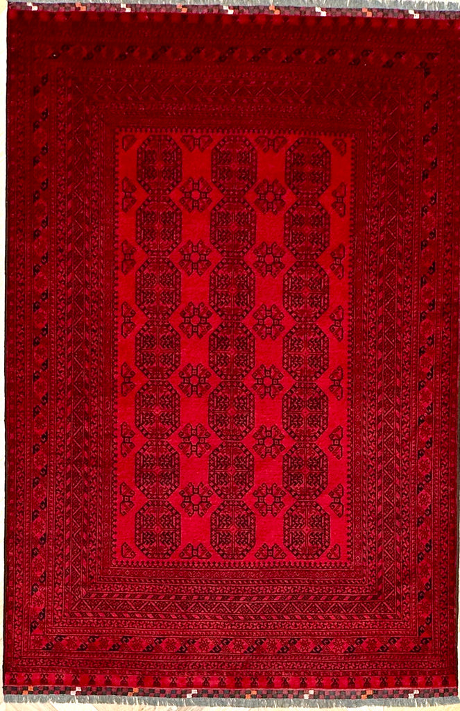 Khal Mohammadi 290x197 cm- Traditional red rug