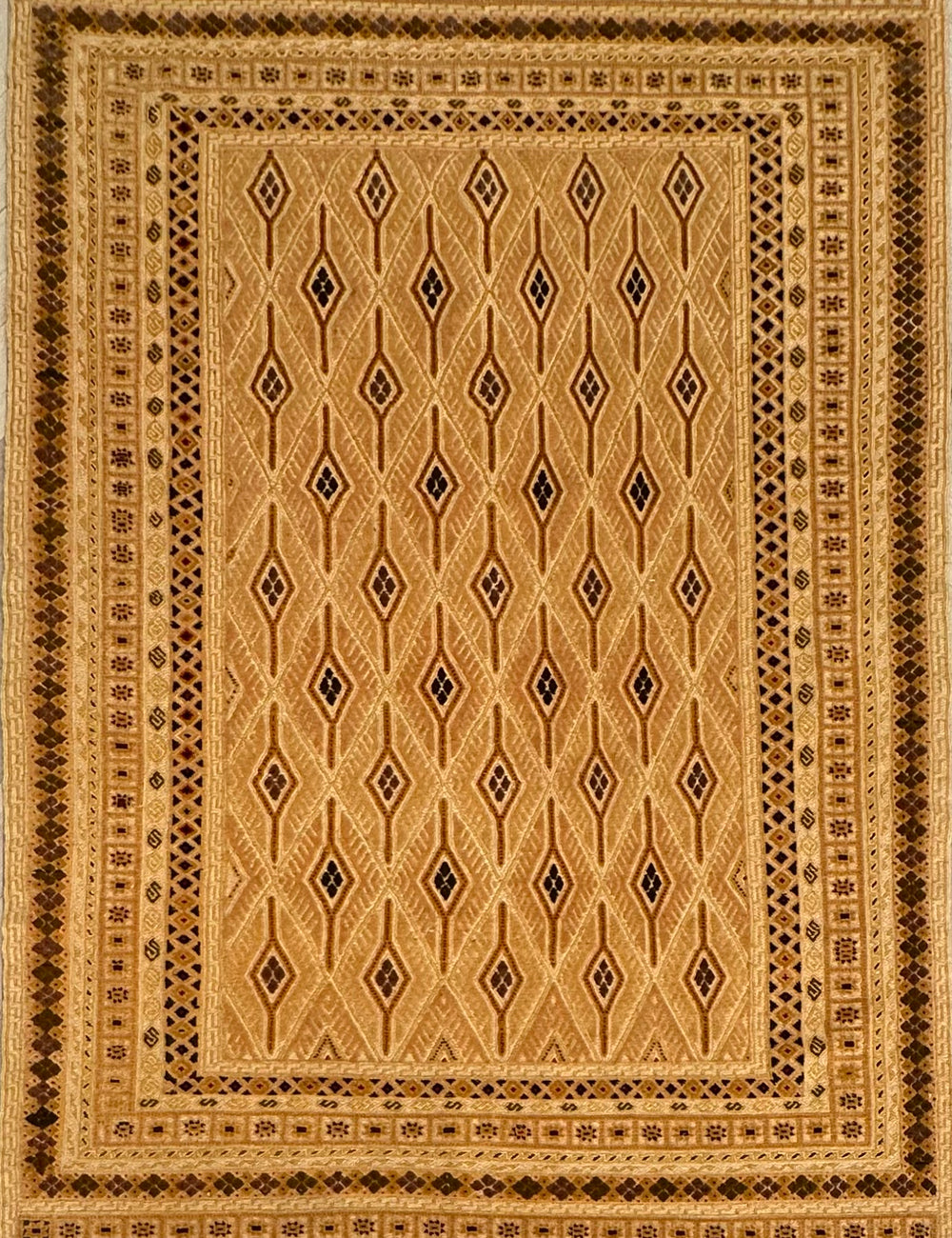 HANDMADE AFGHAN MUSHWANI KILIM | 200x147 CM|