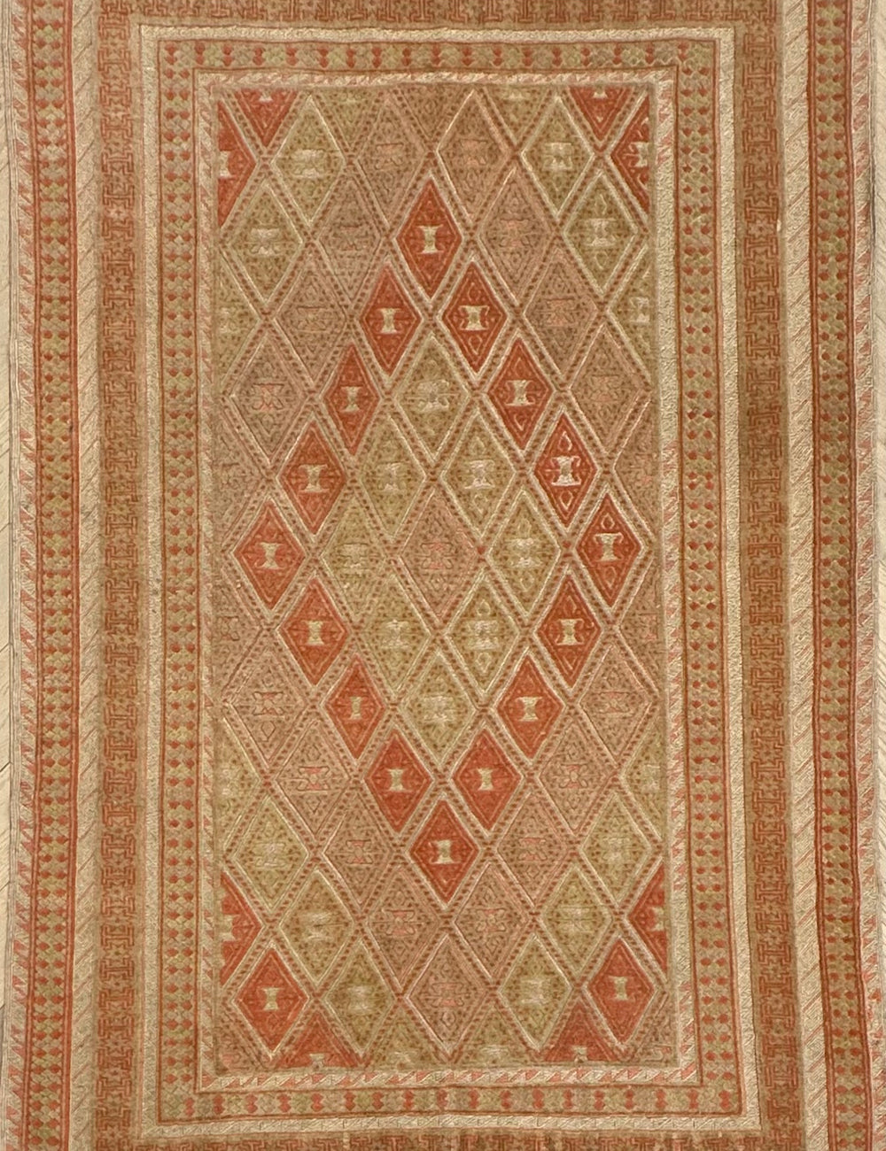 HANDMADE AFGHAN MUSHWANI KILIM | 193x135 CM|